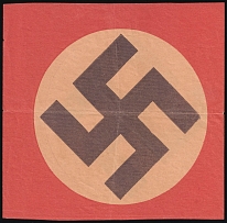 Germany, Third Reich, Propaganda Swastika Label Poster