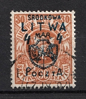 1920 Republic of Central Lithuania (Canceled, CV $70)