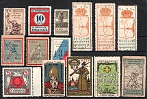 Russia, Cinderellas Stock of Stamps