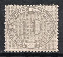 1872 10gr German Empire, Germany (Mi. 12, Signed, CV $100)