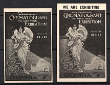International Cinematographic Exhibition, Stock of Cinderellas, Non-Postal Stamps, Labels, Advertising, Charity, Propaganda