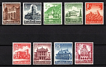 1940 Third Reich, Germany (Mi. 751 - 759, Full Set, CV $50, MNH)