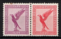 1931 Weimar Republic, Germany (Mi. W 22, Zusammendrucke, CV $160)