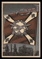 1933-1945 'Air Intelligence', Propaganda Postcard, Third Reich Nazi Germany