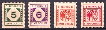 1945 Gorlitz, Germany Local Post (Mi. 13 - 16, Full Set, CV $20, MNH)