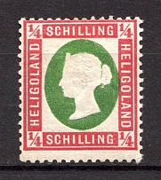 1873 Heligoland Germany 1/4 Sh (Old Forgery)