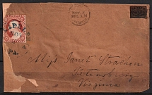 18_ (2 Nov) Blood's Despatch Post, United States, Locals, Cover to Pearisburg, Virginia