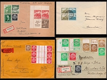 Third Reich, Germany, 4 Covers (Readable Postmarks)