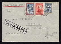 1940 'Condor-Lati', Argentina, Airmail Cover, send from Buenos Aires to Hamburg