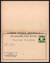 Heligoland, Germany, Postal Stationery Postcard, Mint