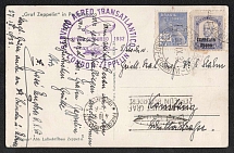 1930 (30 Sept) Zeppelins, Third Reich, Germany, Postcard from Pernambuco (Brazil) to Friedrichshafen with Commemorative Postmark Graf Zeppelin