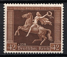 1938 Third Reich, German (Mi. 671 y, Full Set, CV $200, MNH)