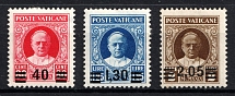 1934 Vatican (Mi. 39, 40 I, 41, CV $1300)