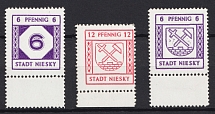 1945 Niesky (Oberlausitz), Germany Local Post (Mi. 11 - 12,  Full Set, CV $40, MNH)