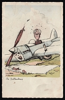 Satire Humor, Germany, Third Reich Propaganda Postcard