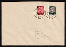 1940 (3 Oct) General Government, Germany, Cover from Krakov franked with Mi. 6, 12 (Canceled, CV $50)