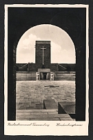 1937 'Reich Memorial Tannenberg', Propaganda Postcard, Third Reich Nazi Germany