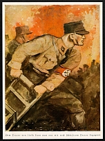 1933 SA Man in a Battle, Propaganda Poster