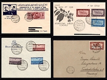 1931-38 Cairo, Egypt, Airmail Commercial Covers