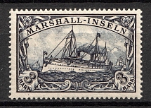 1901 Marshall Islands German Colony 3 M
