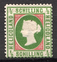 1869-73 Heligoland Germany 1/2 Sh (CV $120, `Eye`)