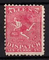 1882 Allen's City Dispatch, Chicago, III, United States, Locals (Sc. 3L1)
