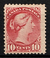 1870-90 10c Canada (SG 86, CV $460)