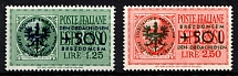 1944 Ljubljana, German Occupation, Germany (Mi. 31 - 32, Full Set, CV $330, MNH)