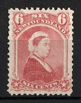 1868-94 6c Newfoundland, Canada (Sc. 35, CV $40)
