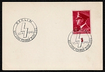 1942 Card franked with Sc B203 and the commemorative cancel for Hitler’s birthday