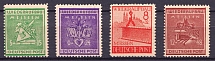 1945 Meissen, Germany Local Post (Mi. 35 A, 36 A, 37 D, 38 A, Full Set, CV $20, MNH)