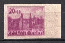 1941 20pf Estonia, German Occupation, Germany (DOUBLE Print, Print Error, Mi. 5 U DD, CV $230, MNH)