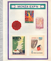 Exhibition, Monza, Italy, Stock of Cinderellas, Non-Postal Stamps, Labels, Advertising, Charity, Propaganda (#637)