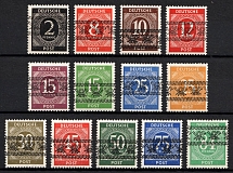 1948 British and American Zones of Occupation, Germany (Mi. 52 I - 58 I, 61 I - 68 I , Signed)