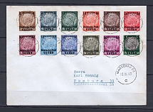 1940 General Government cover to Hamburg with 6pf-1Zl stamps