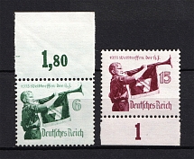 1935 Third Reich, Germany (Horizontal Gum, Full Set, CV $60, MNH)