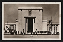 1939 'Luettich water exhibition 1939', Propaganda Postcard, Third Reich Nazi Germany