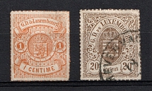 1865-75 Luxembourg (MLH/Canceled, CV $65)