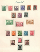 1920-21 Saar, Germany (Full Sets, CV $60)