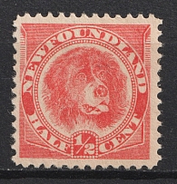 1896-98 0.5c Newfoundland, Canada (SG 62, CV $85)