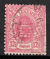 1876 12.5C Luxemburg (Mi. 32 A, Used, CV$35)