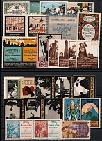 Photography, Stock of Cinderellas, Germany, Europe, United States Non-Postal Stamps and Labels, Advertising, Charity, Propaganda (#192A)