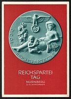 1939 Reich party rally of the NSDAP in Nuremberg. Professor Richard Klein’s special commemorative plaque