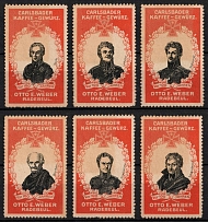 Otto E. Weber Radebeul Trademark, Germany, Stock of Cinderellas, Non-Postal Stamps, Labels, Advertising, Charity, Propaganda