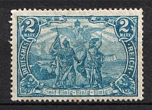 1902 2m German Empire, Germany (Mi. 82 A, Blue Color, CV $210)