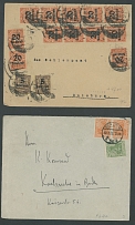 Germany - Collections and Large Lots - UNIT OF MAINLY INFLATION COVERS: 1921-27, over 60 covers, approximately 75% from inflation period of 1922-23, a few earlies from 1921 and about a dozen from 1924-27, vast majority of …