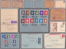 1942-44 Ostland, German Occupation, Official Mail, Collection of Germany Covers and Postcards