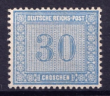 1872 30gr German Empire, Germany (Mi. 13, CV $390, MNH)