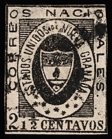 1861 21,5c Colombia, South America (Mi 9, Canceled, CV $550)