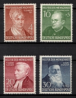 1952 German Federal Republic, Germany (Mi. 156 - 159, Full Set, CV $170, MNH)